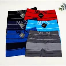 Kit 5 Cuecas Boxers Masculina Adulto de Microfibra Cuecas sortidas