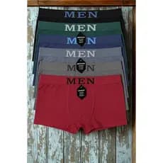 KIT 5 Cuecas Boxers Masculina de Microfibra Adulto-cuecas Sortidas