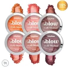 Blush e Iluminador Ruby Rose Baked Really Blushed Linha Blow