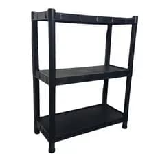 Estante Prateleira Modular Multiuso Organizadora Plástico Com 3 Prateleiras Reforçado - COM PEZINHOS