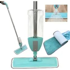 Rodo Magico Mop Spray Com Reservatório 300ml + 2 Refil Azul-turquesa