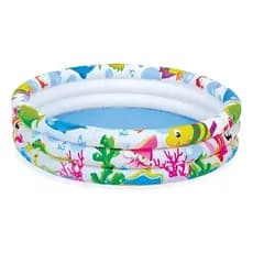 Piscina Inflável Redonda Verão 180L PVC Summer Fun para Crianças