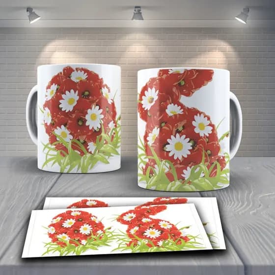 caneca personalizada Páscoa/caneca Páscoa para presente/caneca lembrancinha Páscoa/caneca Páscoa coelhinho