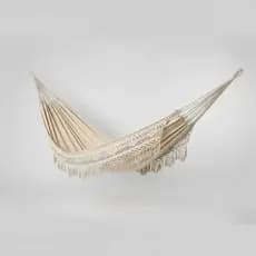 Rede Descanso Reforçada Rede Dormir Casal king Luxo Rede de Dormir Gigante Varanda Manual Artesanal