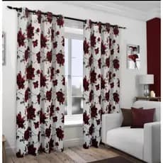 Cortina Rustica para Sala e Quarto Estampada Decoração Elegante  3,00m x 2,70m