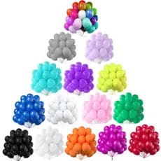 Bexiga Balão Liso Redondo 9 Polegadas 100 Unidades - Premium