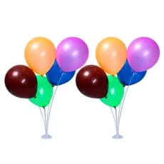 Kit 2 Suporte Arranjo De Mesa Cristal 45CM Para Balão Bexiga
