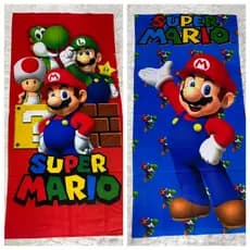 Toalha de Banho e Praia Estampadas Variadas Personagem Infantil Menino e Menina