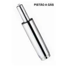 Pistão a Gás Cromado Classe 3 para Cadeira de Escritório/Gamer – Universal – Suporta até 120kg