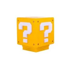 Luminária Abajur Super Mario Cubo Bloco Sem Fio Com Som