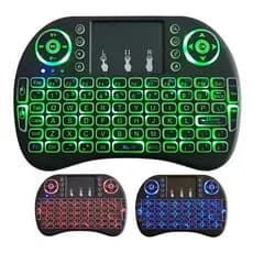 Mini Teclado Controle Sem Fio Para Smart Tv Pc