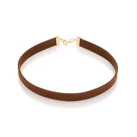 Gargantilha Rommanel Choker De Couro Sintético - 532590