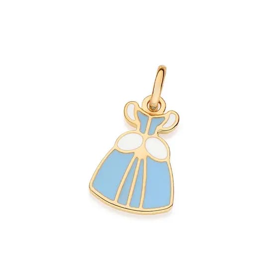 Pingente Rommanel Disney Vestido Da Cinderela Original - 542823
