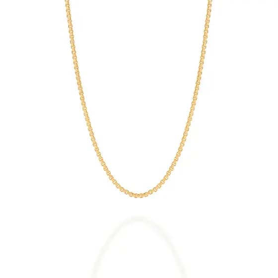 Gargantilha Rommanel Veneziana Banhada A Ouro - 530164