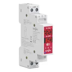 Disjuntor Wifi 2 Polo 16a Monitor Energia Alexa Fase + F/n
