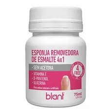 Kit Esponja Removedora de Esmalte 4x1 Blant 75ml contem 2 unidades