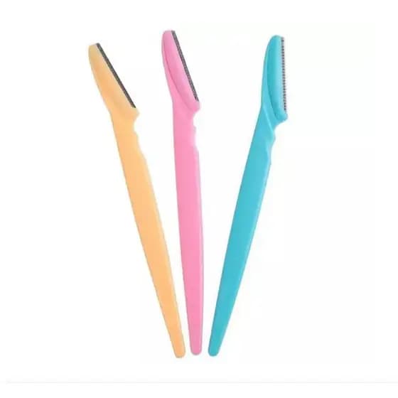 Kit de Navalhas para Sobrancelhas ou Rosto Tinike com 3 Navalhetes