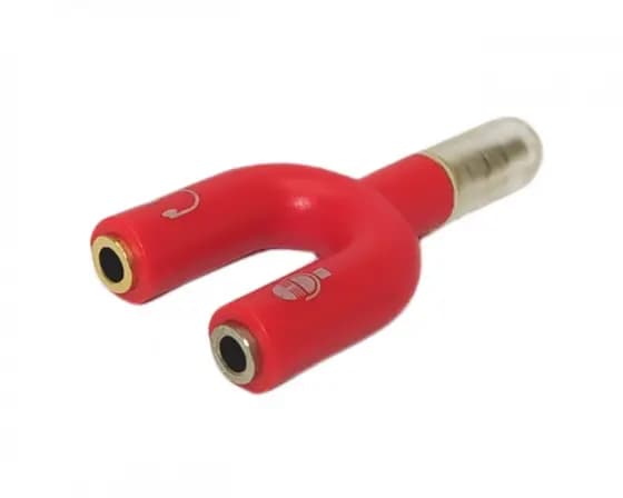 Adaptador Fone e microfone P3xP2 MAX-ADP3
