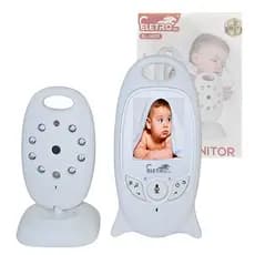 Babá Eletrônica Câmera Portátil Com Monitor Vídeo Colorido Baby Eletromex EL-1807