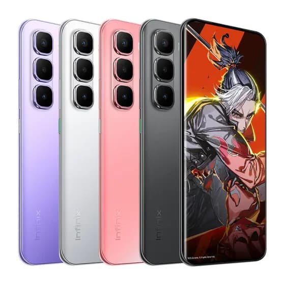 Infinix Hot 60 Pro+ Al Phone 5,95mm 16 GB+256GB  tela curva 3D  de144 Hz bateria de 45W+516 mAh NFC