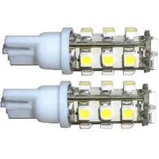 2 Lâmpadas T10 15Leds 12V Xenon Pingo Teto Ré Lanterna Placa painel Moto