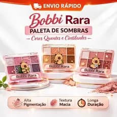 Paleta de Sombras Bobbi Rara Capivara - Maquiagem Infantil e Adulto Completa, Barata e Pigmentada