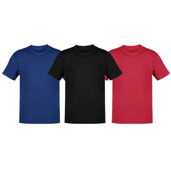 Kit 3 Camisa Camiseta Dry Fit Masculina Academia Treino Esporte Exercícios Corrida Ciclismo Camisas Básica Blusa Lisa