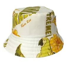 Chapéu Bucket Hat - Upcycling Estampa Original