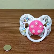 Chupeta Magnetica Para Bebe Reborn + Ima Neodimio