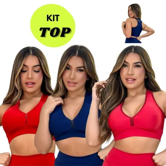 Top Fitness Feminino para Malhar Moda Academia nadador sem bojo fit