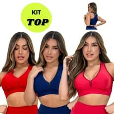 Top Fitness Feminino para Malhar Moda Academia nadador sem bojo fit