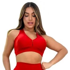 Top Academia Fitness Feminino Reforçado Alça larga Alta Sustentação Modelo Nadador