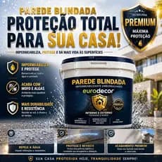 Super Tinta Emborrachada 3.6KG ou 1KG Barreira Elástica Zero Infiltrações Parede Blindada