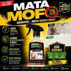 Mata Mofo Contra Fungo Mofo E Bolor Teto Banheiro Fundo de Armário 1L Ou 5L