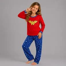 Pijama FB Infantil Maravilha Malha Premium Longo De Frio Inverno Manga Comprida