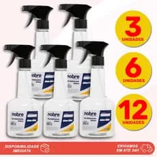 KIT Borrifador Pulverizador Spray De Gatilho Manual 500ml Transparente Frasco Restaurante Jardinagem Nobre