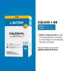 Suplemento Alimentar Lavitan Cálcio+D3