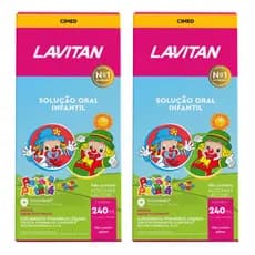 Kit Vitamina Infantil 2 Unidades de Lavitan Patati Patatá Tutti-frutti 240ml