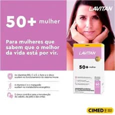 Lavitan 50+ Mulher Suplemento Alimentar
