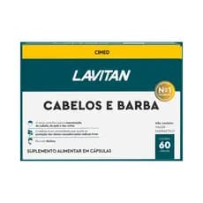 Lavitan Vitamina Cabelos e Barba 60 cápsulas