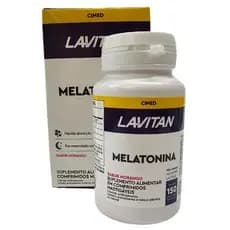 Suplemento Alimentar Lavitan Melatonina Morango 150 caps.