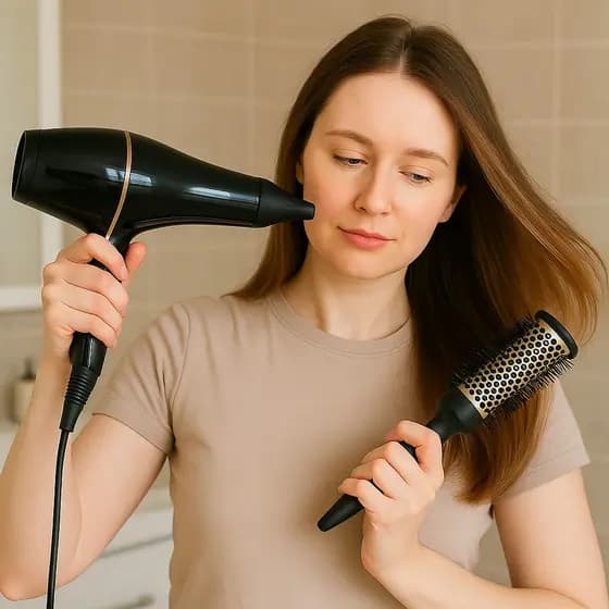 Secador Cabelo Potente Jato Escova Alisa Modela Ondula Prancha Cabeleireiro