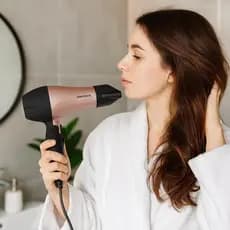 Secador Cabelo Profissional Modelar Ondular Enrolar Escova Potente Jato Tira Cachos Alisa