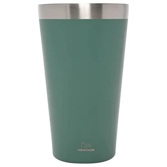 Copo Térmico Inox Verde para Cerveja 470ML