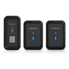 Campainha sem Fio Com Bateria Sem Fio Cib 101 Preta Bivolt 2 Unidades Internas Intelbras