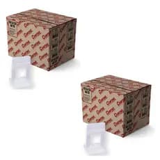 Kit 2000 Espaçadores Nivelador Slim 1mm Caixa Com 1000 Peças Cortag