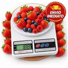Balança Digital de Cozinha com Alta Precisão 1G até 10KG - Função Tara, Ideal para Dieta