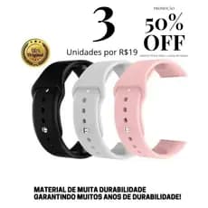 Pulseira  para smartwatch, modelos d20/ d20s / y68 / d13 / d28 / 116