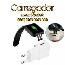 Carregador para Smartwatch modelo d20,d28,d13,d18