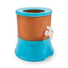 Filtro de Agua Suporte Para Galão Com Cuba de Barro Cêramica Base Plástico Polipropileno